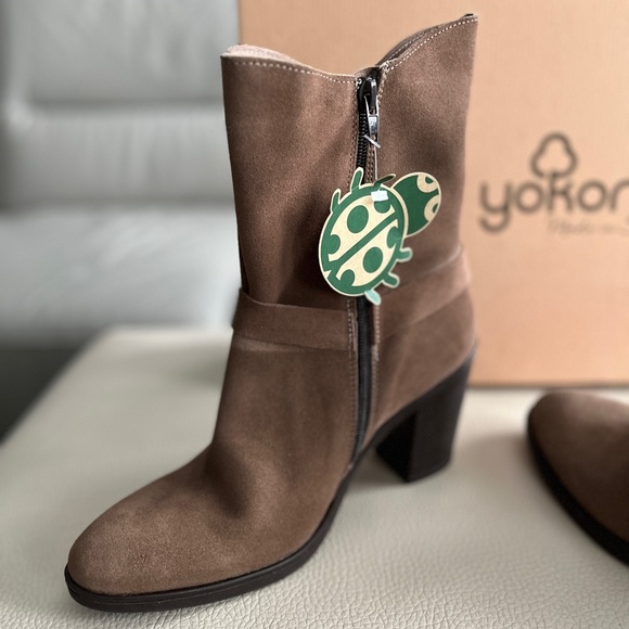 NWB - Yokono Women’s Heeled Ankle Boots - Made in Spain - Size 10 / EU Size 40 - Picture 4 of 9